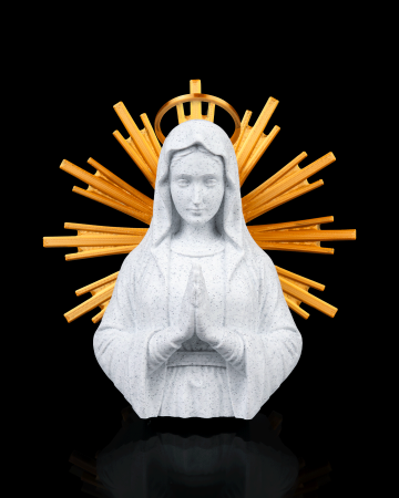 Decor - ✨ Fecioara Maria – figurină decorativă 3D (PLA)