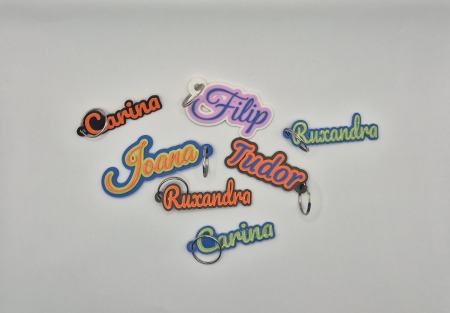 Jucării - Tag cu nume personalizat – printat 3D din PLA