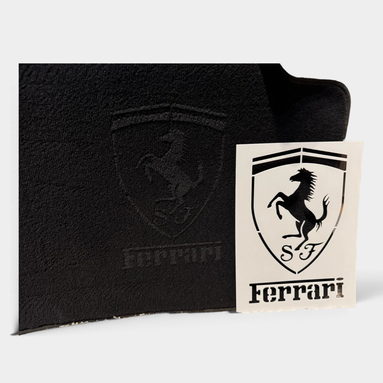 Șablon Detailing Auto (Stencil) - Logo Ferrari [2]