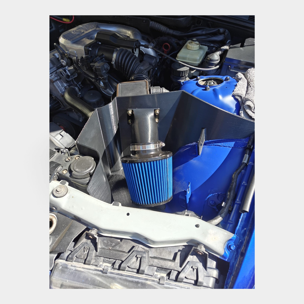 Pachet Admisie: Scut Termic (Heatshield) + Adaptor Filtru Aer 71mm - BMW Seria 3 E36 4 Cilindri (1.6i, 1.8i, 1.8is) [2]