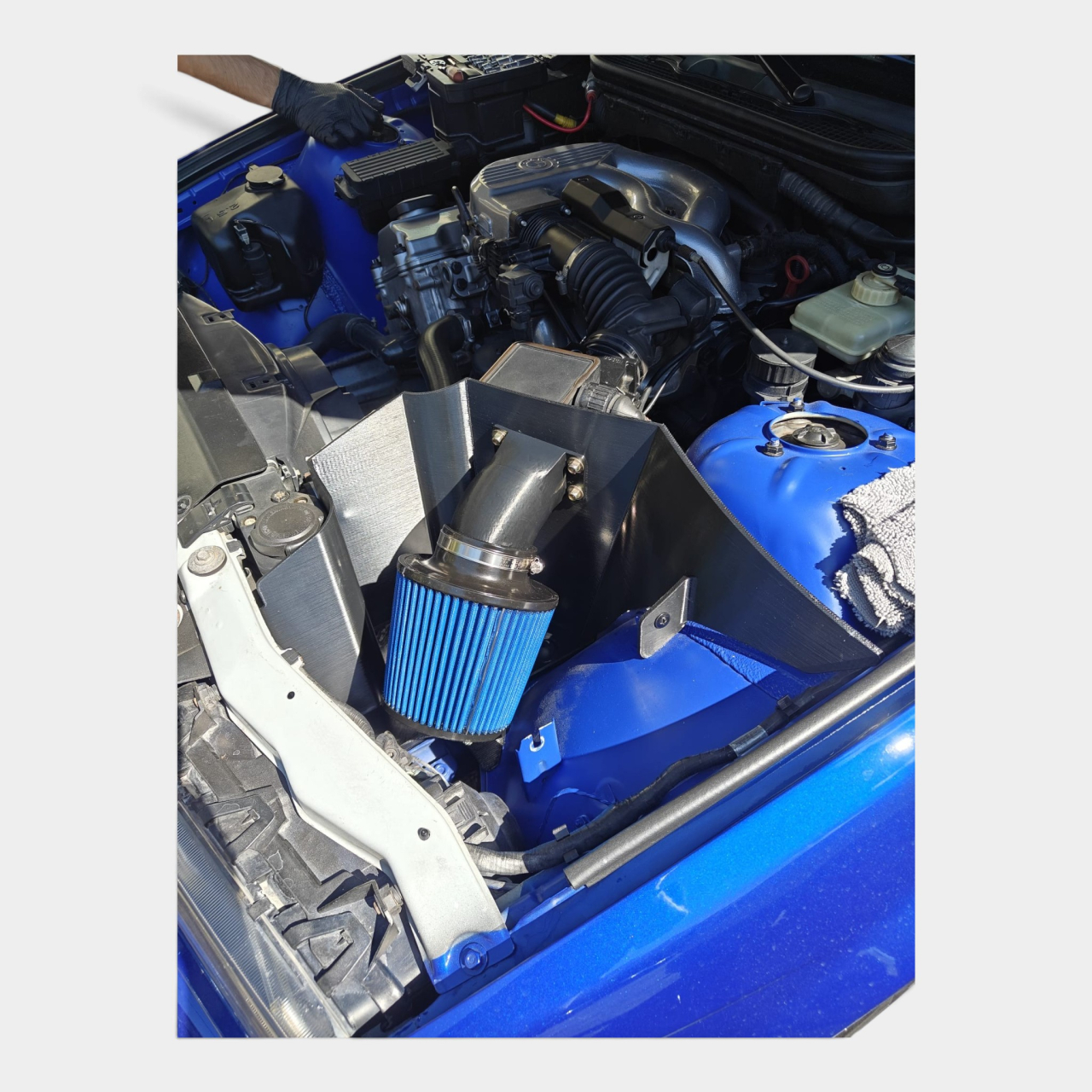 Pachet Admisie: Scut Termic (Heatshield) + Adaptor Filtru Aer 71mm - BMW Seria 3 E36 4 Cilindri (1.6i, 1.8i, 1.8is) [3]