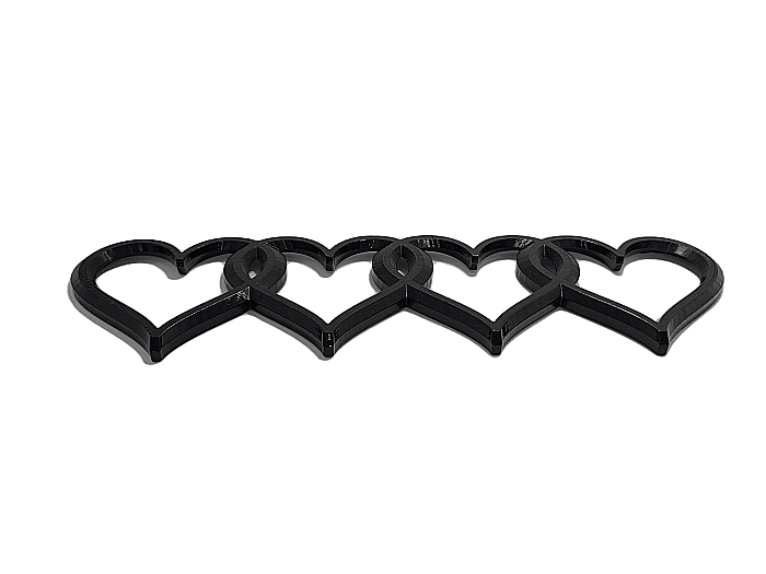 Siglă Audi în Formă de Inimă - Accesoriul Perfect pentru Fanii Audi! [2]