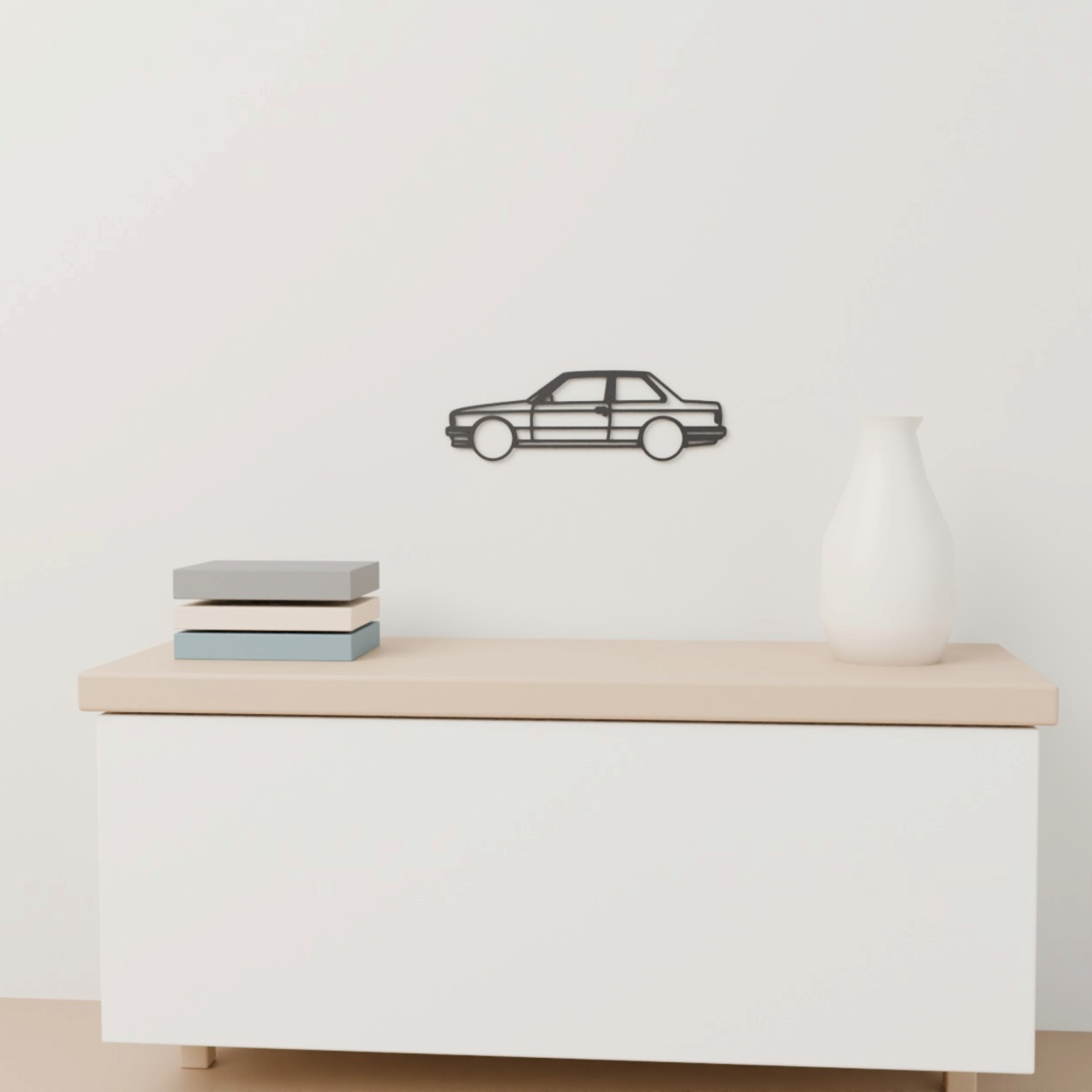 Siluetă decorativă perete BMW E30 Coupe [3]