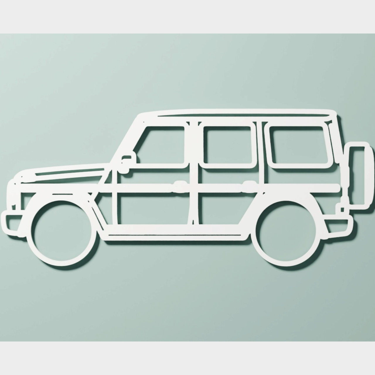 Siluetă decorativă perete Mercedes G-Class [4]
