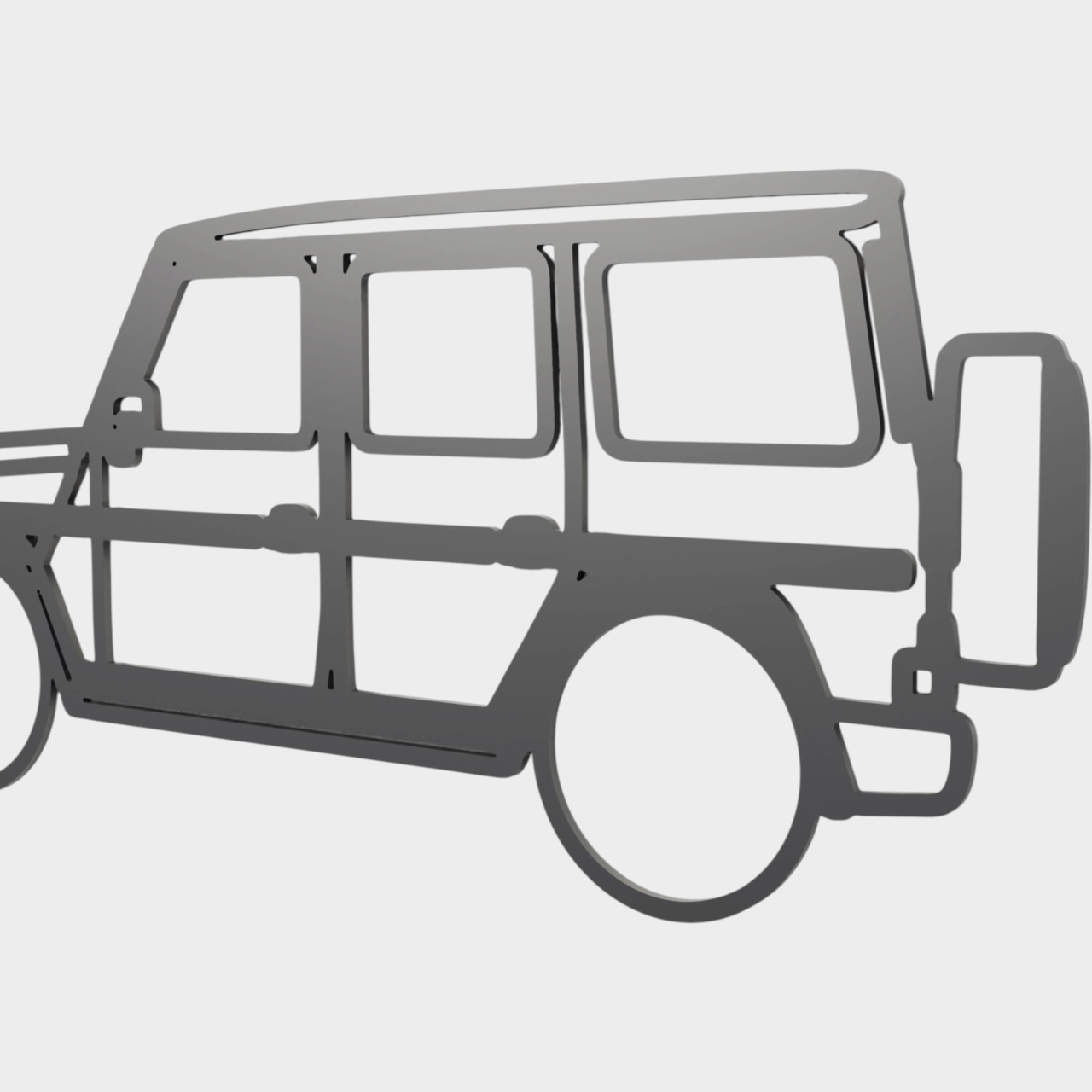 Siluetă decorativă perete Mercedes G-Class [2]