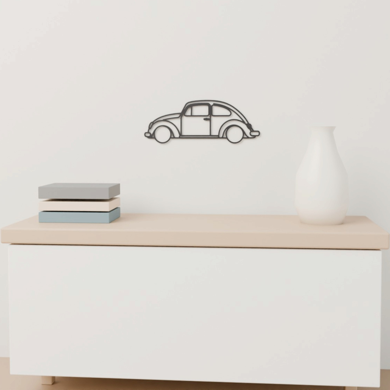 Siluetă decorativă perete VW Beetle (Broscuța) [3]
