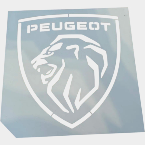 Produse - Șablon Detailing Auto (Stencil) - Logo Peugeot Nou