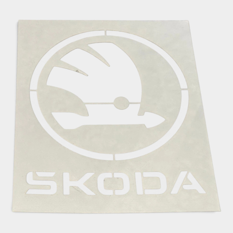 Produse - Șablon Detailing Auto (Stencil) - Logo Skoda