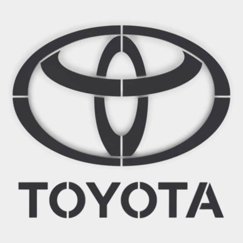 Produse - Șablon Detailing Auto (Stencil) - Logo Toyota