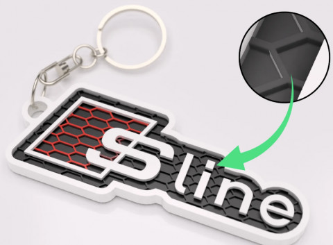 Brelocuri - Breloc Audi S Line