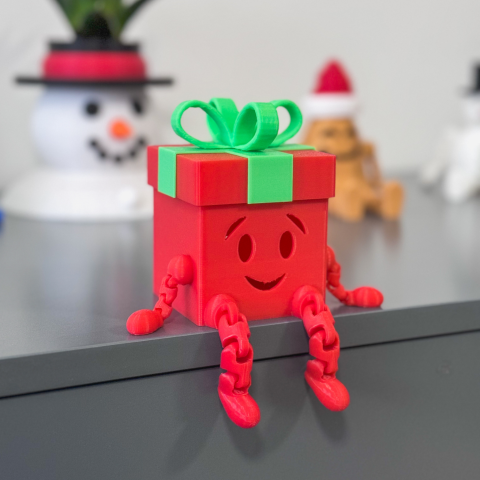 Craciun - Cadou Articulat 3D