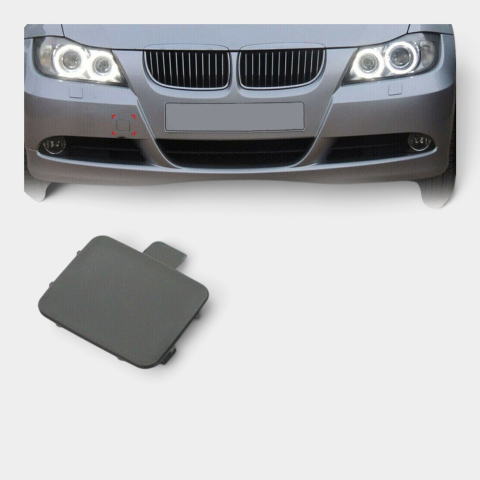 Produse - Capac Cârlig Remorcare Bară Față (Tow Hook Cover) - BMW Seria 3 E90 / E91 (2005-2008)