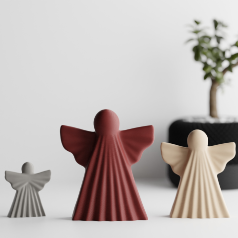 Craciun - Figurină Îngeraș cu Aripi 3D