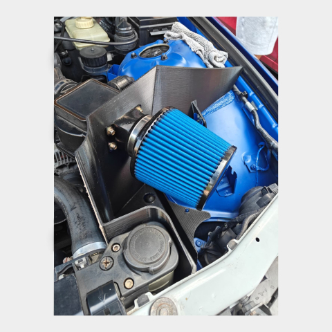 Auto - Pachet Admisie: Scut Termic (Heatshield) + Adaptor Filtru Aer 71mm - BMW Seria 3 E36 4 Cilindri (1.6i, 1.8i, 1.8is)