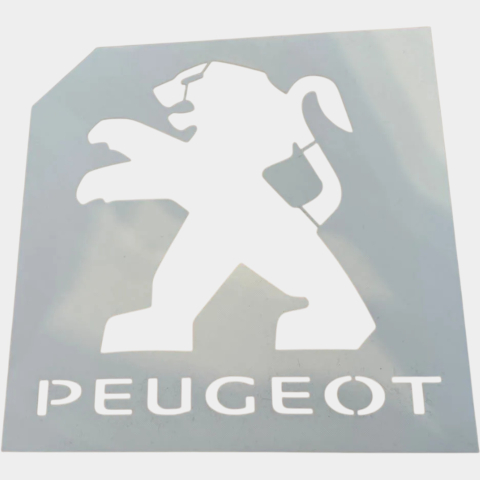 Detailing - Șablon Detailing Auto (Stencil) - Logo Peugeot Vechi