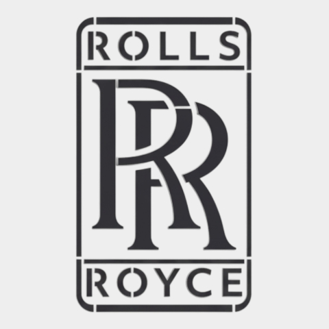 Produse - Șablon Detailing Auto (Stencil) - Logo Rolls Royce