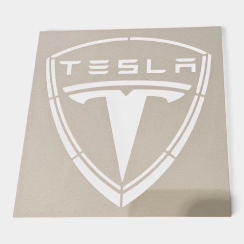 Detailing - Șablon Detailing Auto (Stencil) - Logo Tesla
