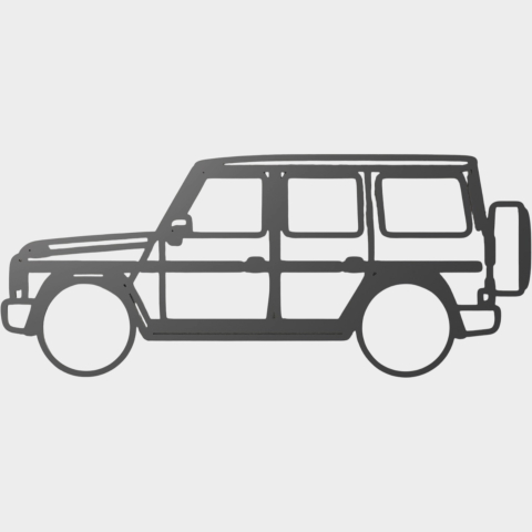 Decoratiuni Perete - Siluetă decorativă perete Mercedes G-Class