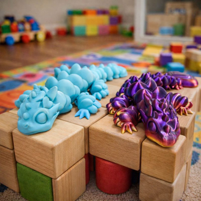 Dragon flexi cu inimioare [2]