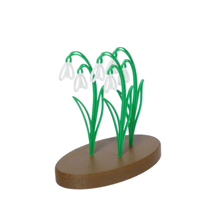Ghicocei Snowdrop Harmony – Decorațiune Florală printată 3D [5]