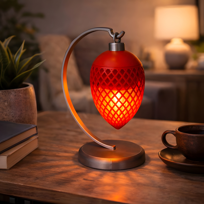 Lampa suspendata cu lumanare led - Meshed Cone [4]