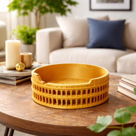 Decoratiuni - Colosseum Bowl – Bol decorativ 3D inspirat din arhitectura romană