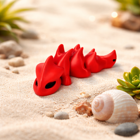 Brelocuri - Dragon articulat mini