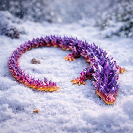 Dragoni - Dragon Cristal articulat