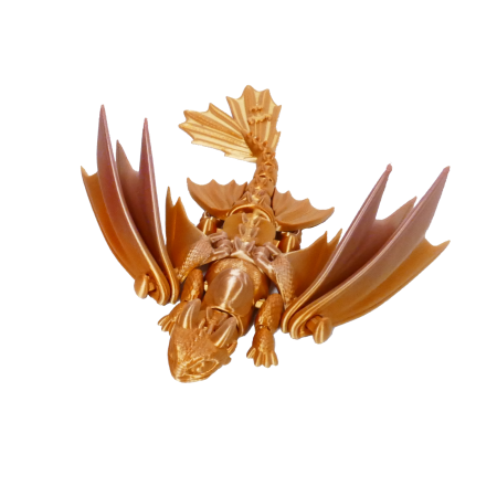 Dragon Toothless Articulat – Figurină 3D Printată, Flexibilă, Decor & Cadou Fantasy [6]