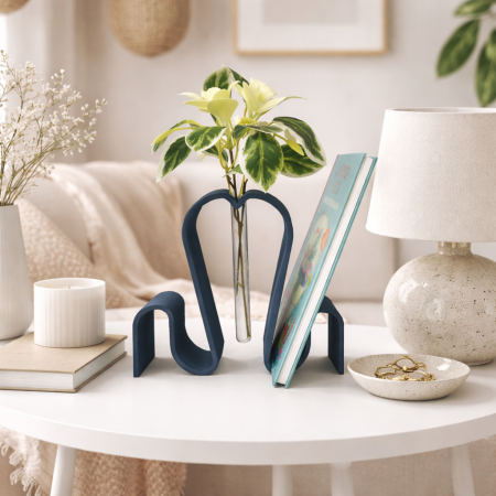 Flow Terra Slim - Suport Floral Minimal cu Eprubetă [1]