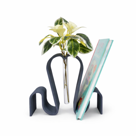 Flow Terra Slim - Suport Floral Minimal cu Eprubetă [3]