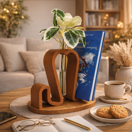 Decoratiuni - Flow Terra - Suport Floral Minimal cu Eprubetă