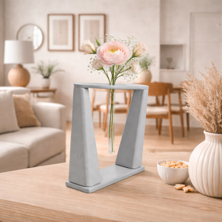 Infinity Frame cu Eprubetă – Suport Decorativ pentru Floare [1]