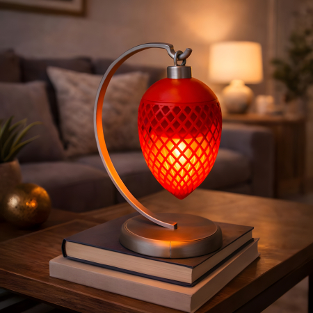 Lampa suspendata cu lumanare led - Meshed Cone [4]