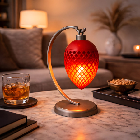 Lampa suspendata cu lumanare led - Meshed Cone [2]