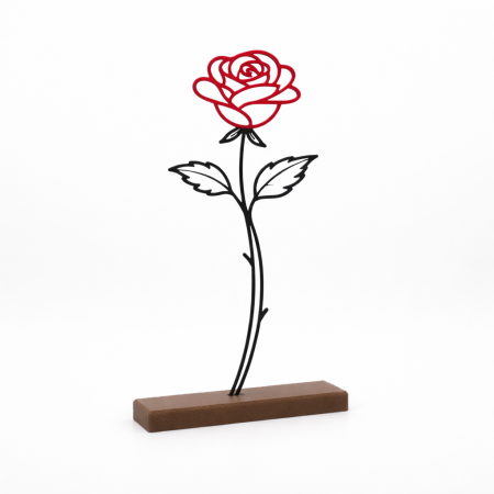 Decoratiuni - Rose – Decorațiune Florală Modernă 3D
