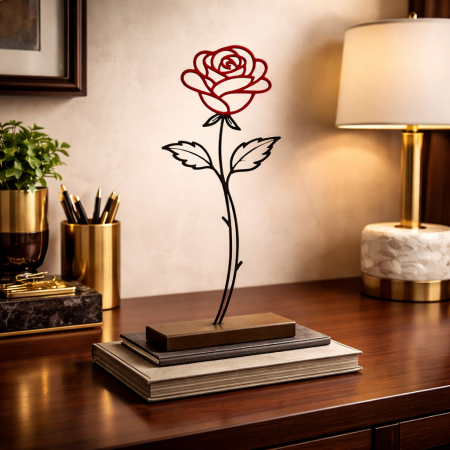 Rose – Decorațiune Florală Modernă 3D [2]