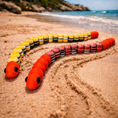 Jucarii - Sarpe multicolor