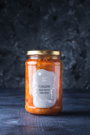 Zacuscă și preparate din legume - 7 legume - bază pentru mâncăruri