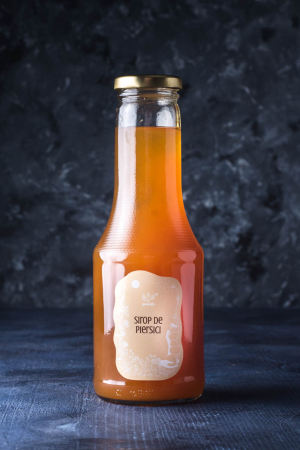 Siropuri - sirop de piersici 3 generatii artizanal producator local fara conservanti fara coloranti