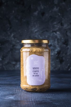 Zacuscă și preparate din legume - Vinete coapte pe foc de lemne