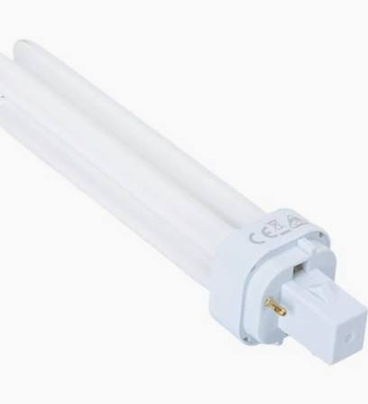 Surse de lumina LED - Bec LED 4LED PL-G24-Round-48xSMD5050, 9W, 6500K alb rece