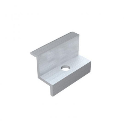 Sisteme de prindere-fixare - Keno Clema de capat fixare panou Keno K-06-30, 30 mm, aluminiu