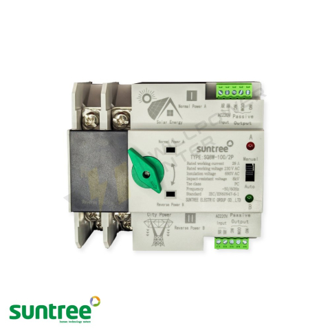 Accesorii - Comutator automat de transfer ATS Suntree SQ8W-100/2 2P 220V 63A monofazat