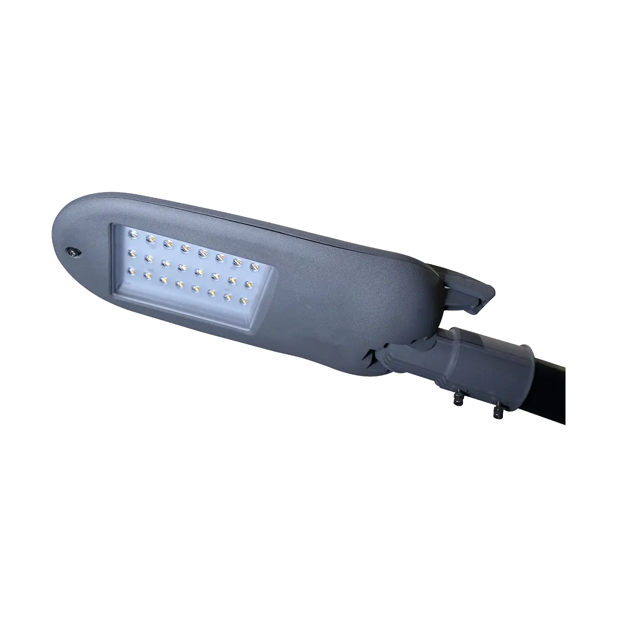 Iluminat exterior - Corp de iluminat stradal LED 4LED Stockholm CW-STK30W-S, 30W, 6500K alb rece, gri