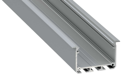 Benzi LED si profile - Profil din aluminiu pentru banda LED 4LED Inso, 1 m, alb mat