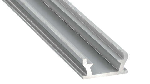 Benzi LED si profile - Profil din aluminiu pentru banda LED 4LED Terra, 1 m, gri