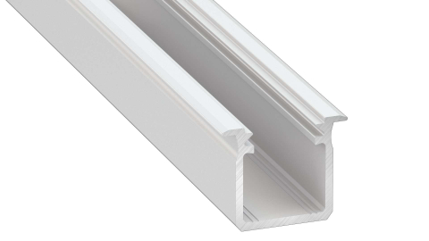 Benzi LED si profile - Profil din aluminiu pentru banda LED 4LED tip G, 2 m, gri