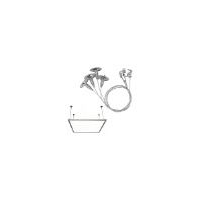 Accesorii iluminat - Set cleme de montaj panou LED 4LED Quadro