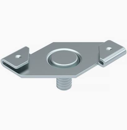 Accesorii iluminat - Set cleme de prindere tavan casetat 4LED, Clema CFA-SU